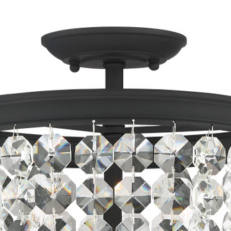 Archer Three Light Semi Flush Mount (783-BF-CL-S)