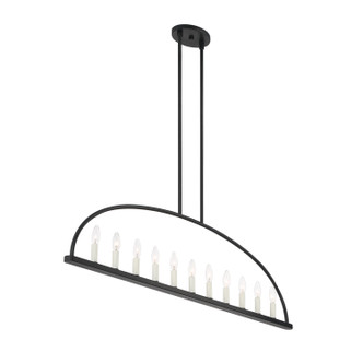 Abbott 11 Light Chandelier (ABB-3009-BK)