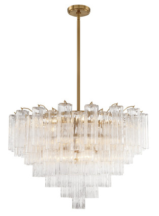 Addis 16 Light Chandelier (ADD-316-AG-CL) Addis 16 Light Chandelier (ADD-316-AG-CL)