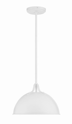 Crystorama - SOT-18013-WH - One Light Pendant - Soto - White