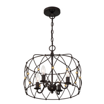 Zucca Four Light Pendant (ZUC-A9030-EB-GA)