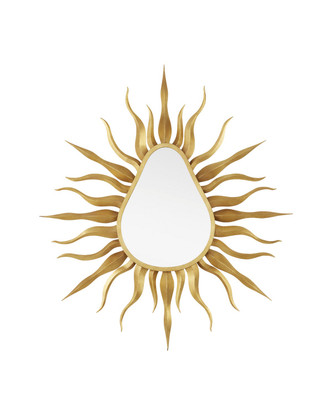 Currey and Company - 1000-0148 - Mirror - Contemporary Gold Leaf/Mirror