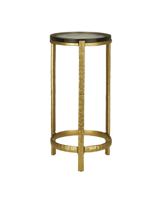 Currey and Company - 4000-0154 - Drinks Table - Gold/Clear Currey and Company - 4000-0154 - Drinks Table - Gold/Clear