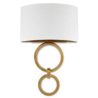 Bolebrook Collection One Light Wall Sconce in Gesso White/Contemporary Gold Leaf (142-5900-0048) Bolebrook Collection One Light Wall Sconce in Gesso White/Contemporary Gold Leaf (142-5900-0048)