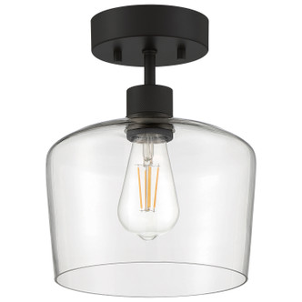 Port Nine Chardonnay LED Semi Flush Mount (63147LEDDLP-MBL/CLR)