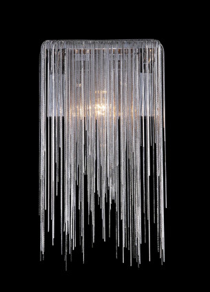Fountain Ave. One Light Wall Sconce in Chrome (192-HF1200-CH)