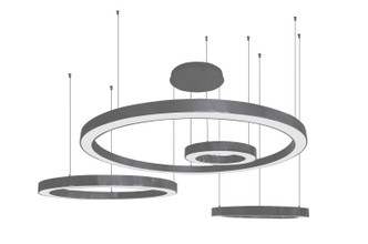 Avenue Lighting - HF4444-BK - LED Chandelier - Aria - Polished Black Gunmetal Chrome