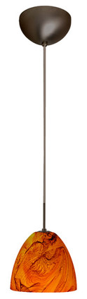Besa - 1JC-4470HB-BR - One Light Pendant - Vila - Bronze