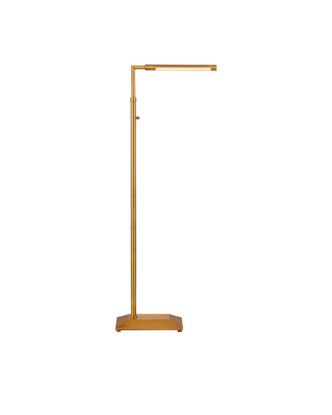 Currey and Company - 8000-0157 - One Light Floor Lamp - Autrand Collection - Antique Brass