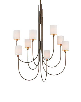 Currey and Company - 9000-1168 - Eight Light Chandelier - Archetype Chandelier - Statuary Bronze/Antique Brass Currey and Company - 9000-1168 - Eight Light Chandelier - Archetype Chandelier - Statuary Bronze/Antique Brass