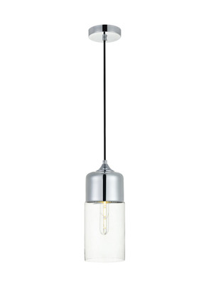 Elegant Lighting - LD2240C - One Light Pendant - ASHWELL - Chrome Elegant Lighting - LD2240C - One Light Pendant - ASHWELL - Chrome