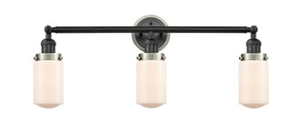 Innovations - 205BK-BPSN-HRSN-G311 - Three Light Bath Vanity - Franklin Restoration - Matte Black