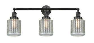 Innovations - 205-BK-G262 - Three Light Bath Vanity - Franklin Restoration - Matte Black