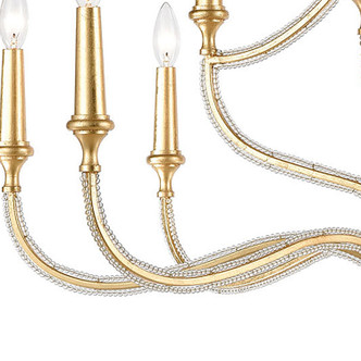 La Rochelle 12 Light Chandelier in Parisian Gold Leaf (45-11178/12)