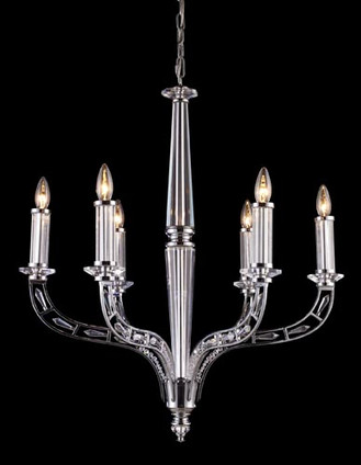 ELK Home - 11245/6 - Six Light Chandelier - Zullaix - Polished Chrome