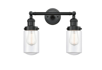 Innovations - 208-BK-G312-LED - LED Bath Vanity - Franklin Restoration - Matte Black