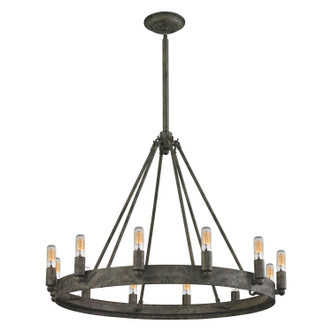ELK Home - 31821/12 - 12 Light Chandelier - Lewisburg - Malted Rust