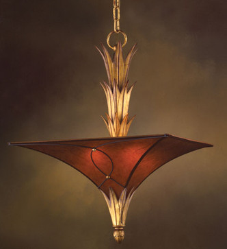 ELK Home - 6164/4 - Pendant - Valenciana - Gold Leaf