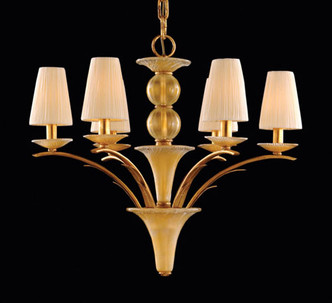 ELK Home - 6171/6 - Chandelier - Fontano - Gold Leaf ELK Home - 6171/6 - Chandelier - Fontano - Gold Leaf