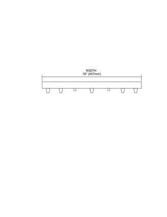 Pendant Options Eight Light Pan in Dark Rust (45-8R-DR)