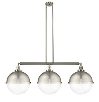 Innovations - 213-SN-HFS-122-SN - Three Light Island Pendant - Franklin Restoration - Brushed Satin Nickel