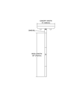 Pendant Options Light Bulb in Oil Rubbed Bronze (45-ROD KIT-OB)