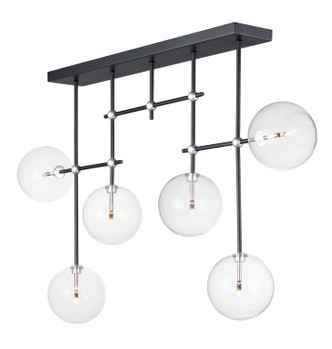 ET2 - E25078-18BKSN - LED Pendant - Global - Black / Satin Nickel