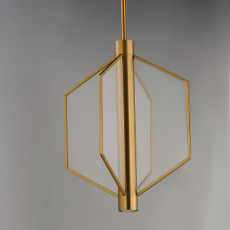 Telstar LED Pendant in Natural Aged Brass (86-E25136-133NAB)