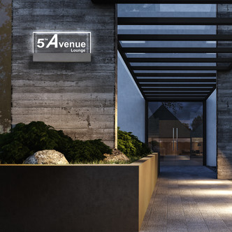 Halpern LED Outdoor Lantern in Platinum (40-31437-011)