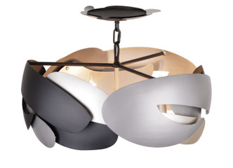 Metalo Misto Four Light Semi Flush Mount (P1333-780)