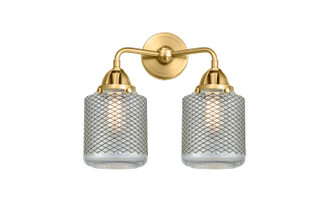 Innovations - 288-2W-SG-G262 - Two Light Bath Vanity - Nouveau 2 - Satin Gold