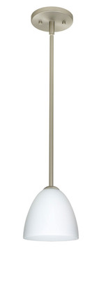 Besa - 1TT-447007-SN - One Light Pendant - Vila - Satin Nickel