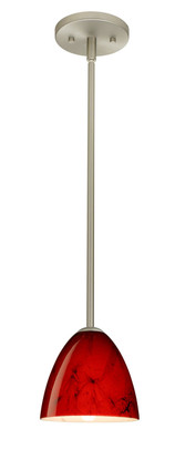 Besa - 1TT-4470MA-SN - One Light Pendant - Vila - Satin Nickel