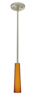 Besa - 1TT-567480-SN - One Light Pendant - Camino - Satin Nickel
