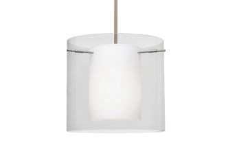 Besa - 1TT-C18407-LED-SN - One Light Pendant - Pahu - Satin Nickel