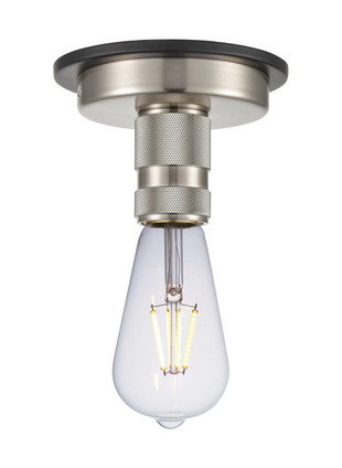 Innovations - 431-1F-BSN-BB-60-LED - One Light Flush Mount - Restoration - Brushed Satin Nickel