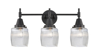 Innovations - 447-3W-BK-G302 - Three Light Bath Vanity - Caden - Matte Black