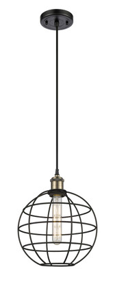 Innovations - 516-1P-BAB-CE-10-BK - LED Pendant - Ballston - Black Antique Brass