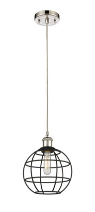 Innovations - 516-1P-PN-CE-8-BK - LED Pendant - Ballston - Polished Nickel