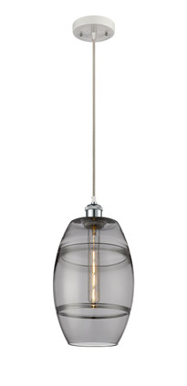 Innovations - 516-1P-WPC-G557-8SM - One Light Mini Pendant - Ballston - White Polished Chrome Innovations - 516-1P-WPC-G557-8SM - One Light Mini Pendant - Ballston - White Polished Chrome