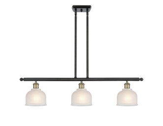 Innovations - 516-3I-BAB-G411-LED - LED Island Pendant - Ballston - Black Antique Brass