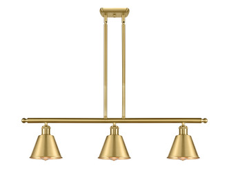 Innovations - 516-3I-SG-M8-LED - LED Island Pendant - Ballston - Satin Gold