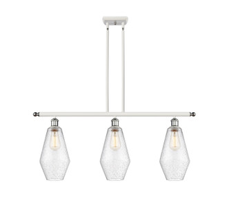 Innovations - 516-3I-WPC-G654-7-LED - LED Island Pendant - Ballston - White Polished Chrome