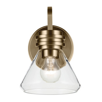 Farum One Light Wall Sconce in Champagne Bronze (12-55153CPZCLR)