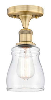 Innovations - 616-1F-BB-G392 - One Light Semi-Flush Mount - Edison - Brushed Brass