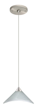 Besa - 1XP-191352-SN - One Light Pendant - Hoppi - Satin Nickel