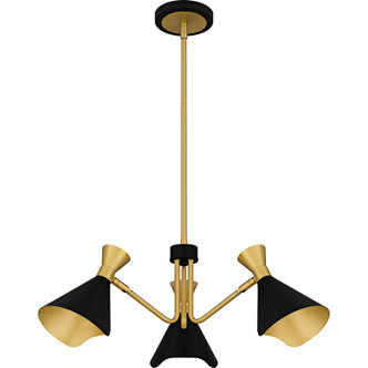Arden Three Light Chandelier (ADN5026MBK)