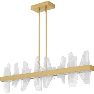 Aurelia LED Linear Chandelier in Soft Gold (10-PCAUR142SGD)