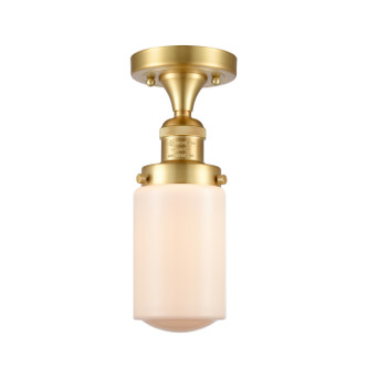 Innovations - 517-1CH-SG-G311-LED - LED Semi-Flush Mount - Franklin Restoration - Satin Gold