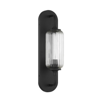 Holton One Light Wall Sconce in Matte Black (51-9-3024-1-BK)